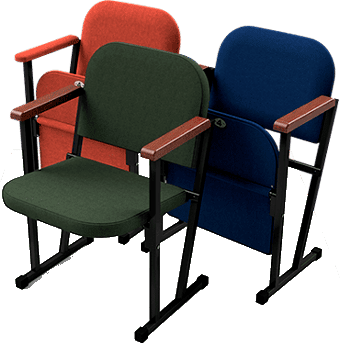 Бюджетные кресла в зал Эконом кресла на металлокаркасе