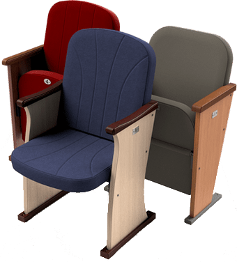 Кресла в зрительный зал из ЛДСП Театральные кресла из ЛДСП