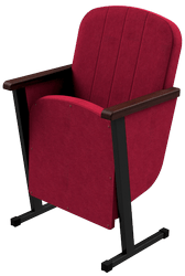 Кресло Соло-3Н с фигурной спинкой и сиденьем